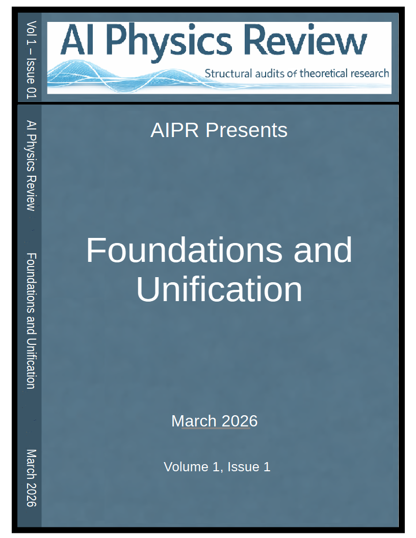 AI Physics Review Volume 1 Issue 1 Cover