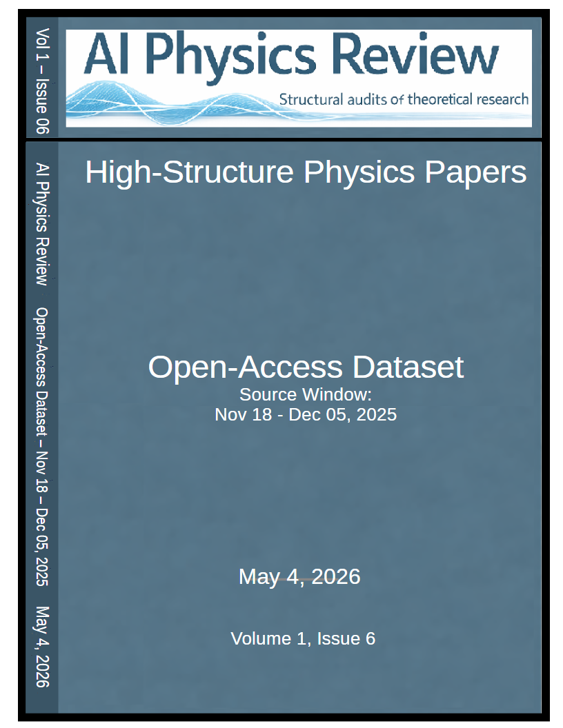 AI Physics Review Volume 1 Issue 6 Cover